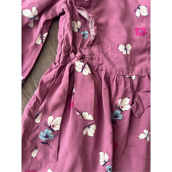 Carter’s  Toddler Girl Floral Butterfly Dress size 3T - Picture 2 of 5